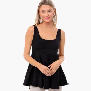 Tuckernuck Pomander Place Black Raina Top Like New